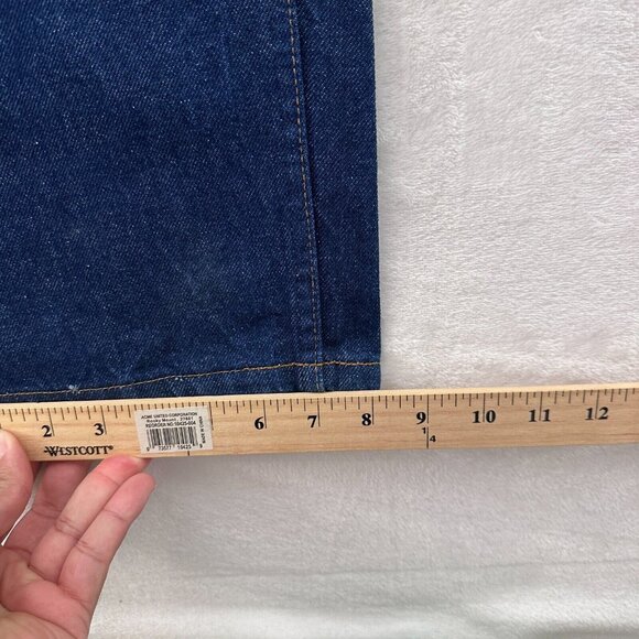 Vintage Levis 40505 0215 Jeans Men 38x34 (36x33) Blue Regular Fit Orange Tab 80s - Picture 8 of 14
